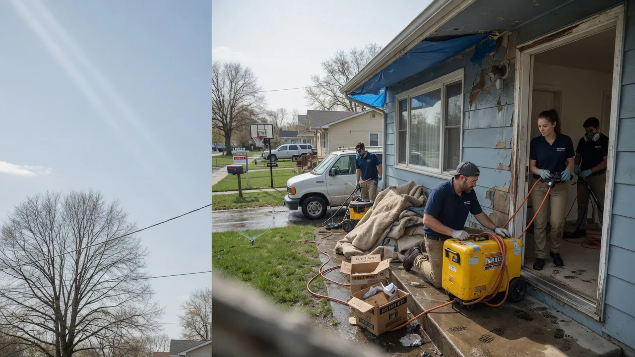 Basement Flood Cleanup in Newcastle, TX near me